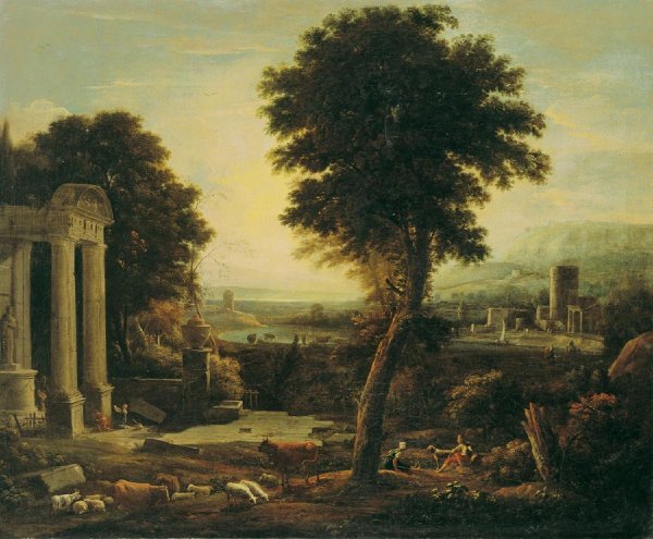 Никола Пуссен пейзаж