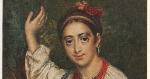 Девушка с Подолья Тропинин