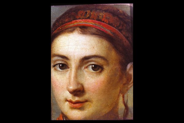 Тропинин в. а. девушка со сливами. 1848