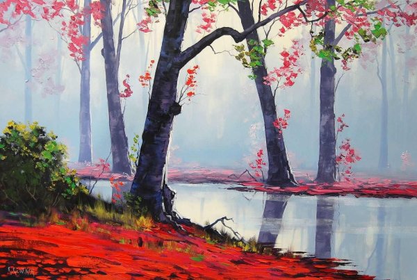 Летние пейзажи художник Кораблева Елена Николаевна