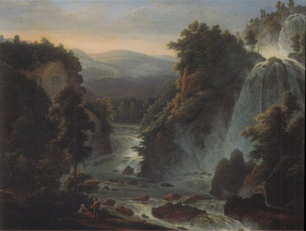 Федор Михайлович Матвеев водопад в Тиволи