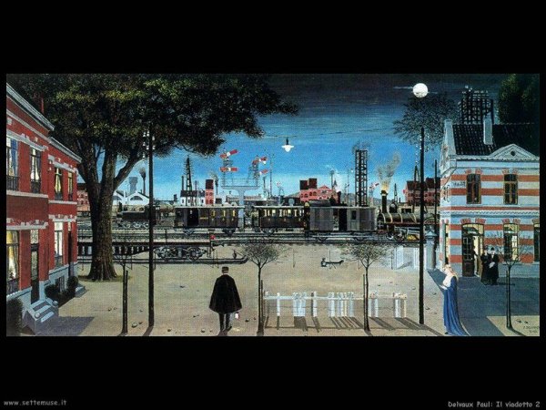 Поль Дельво красный город