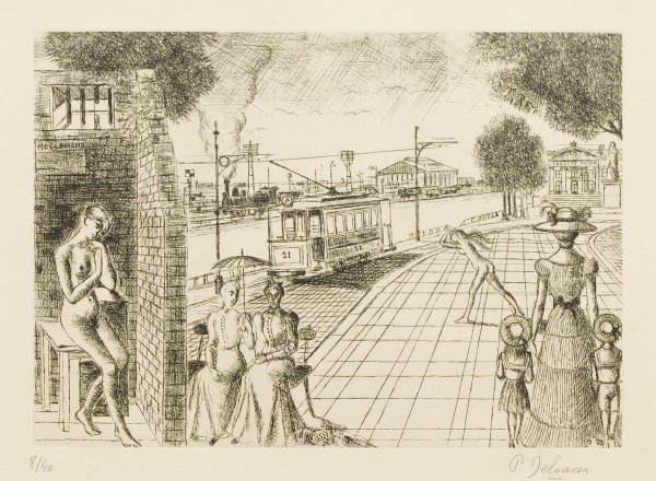 Поль Дельво деревня русалок