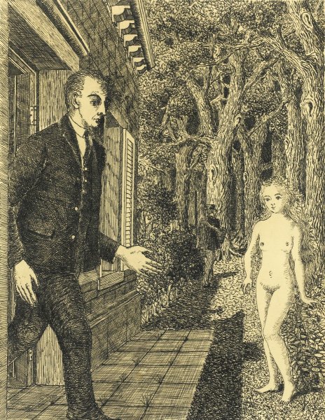 Поль Дельво лампа