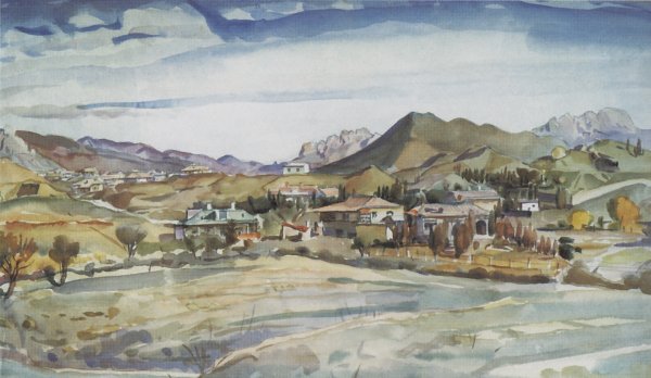 Богаевский Константин Федорович акварель