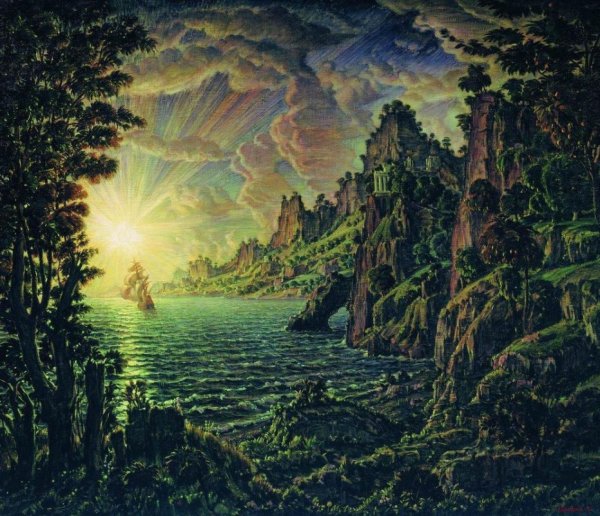 Богаевский Крымский пейзаж