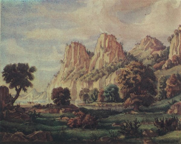 Константин Фёдорович Богаевский пейзаж