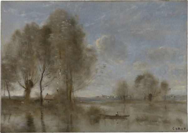 Камиль коро воспоминание о Мортфонтене