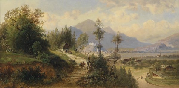 Нарсис де ла Пенья. В лесу. 1855.