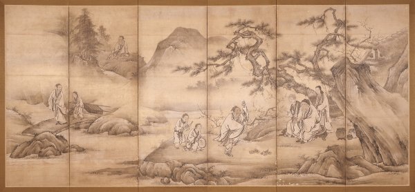 Кано Мотонобу пейзаж