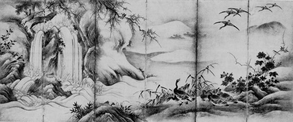 Кано Мотонобу пейзаж