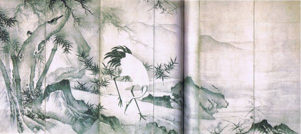 Кано Мотонобу японская живопись