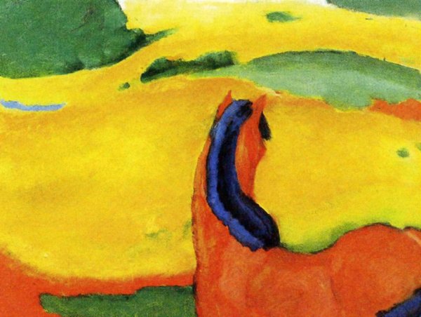 Франц Марк красные кони