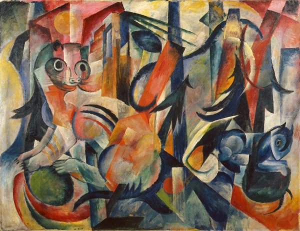 Франц Марк синие лошади