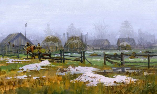 Художник Жданов Владимир Юрьевич деревня