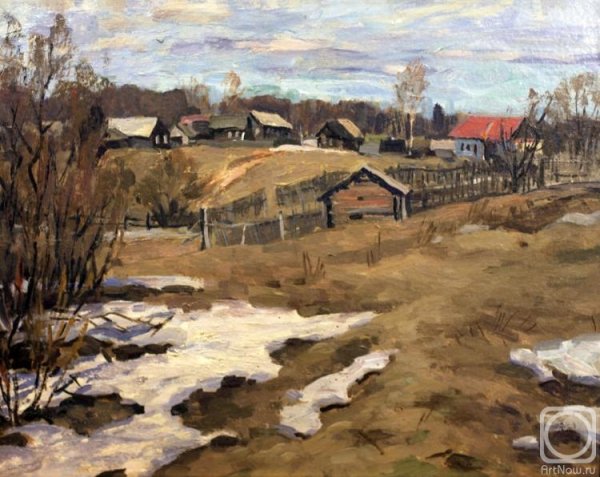 Весна в деревне