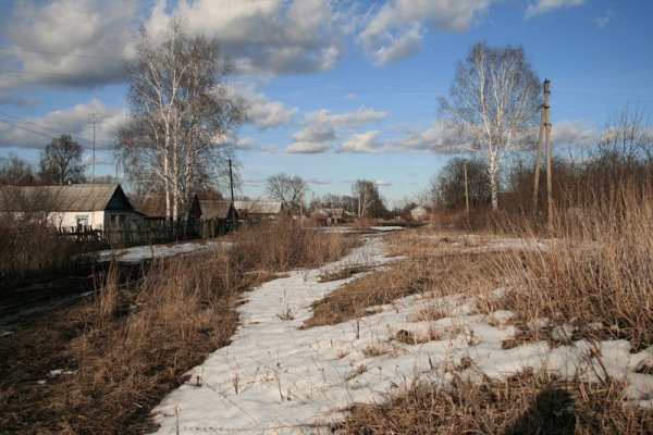 Ранняя Весна в деревне