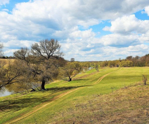 Деревня весной