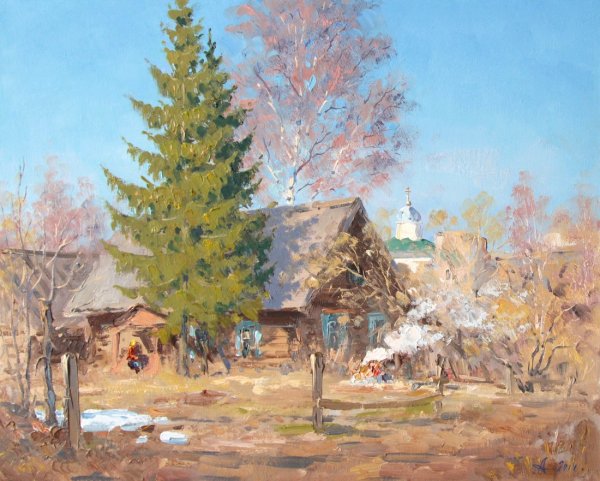 Александр Александровский картины Весна
