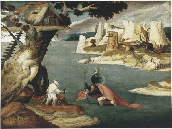 Святой Христофор патинир