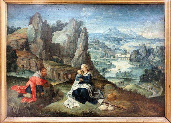 Иоахим патинир бегство в Египет