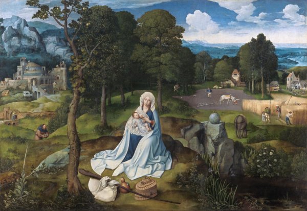 Иоахим патинир искушение Святого Антония