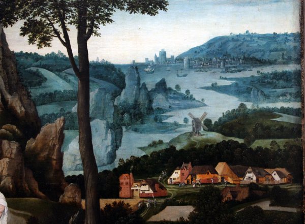 Иоахим патинир крещение Христа