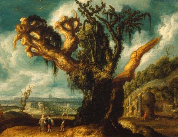 Авраам у дуба Мамврийского