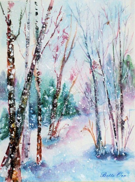 Уроки живописи акварелью