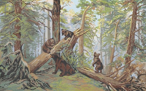 Morning in the Pine Forest