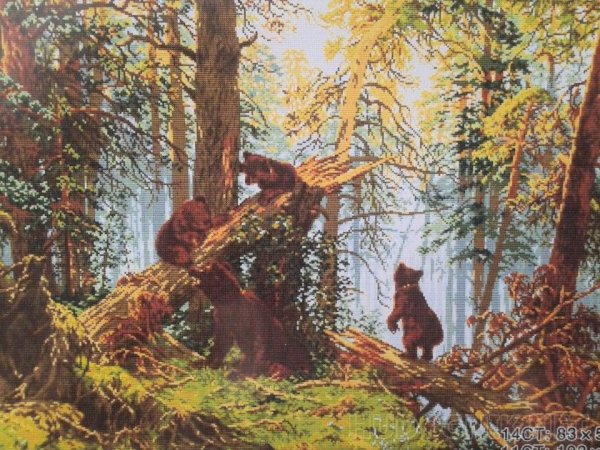 Шишкин Иван Иванович утро в Сосновом лесу