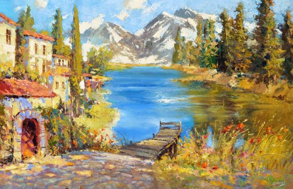 Масляная живопись пейзаж