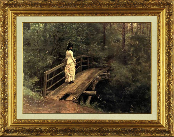 Картина Репина Абрамцево