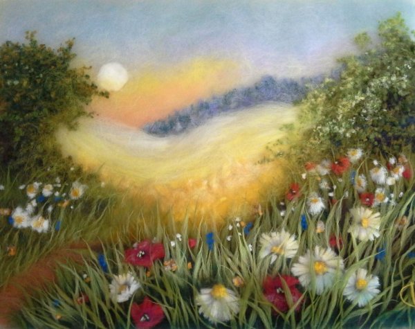 Валяние из березовой шерсти