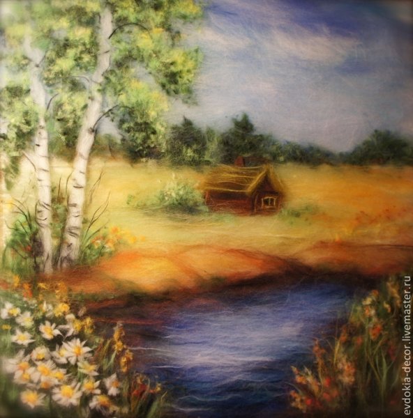 Шерстяная акварель Эммы Пшеничниковой