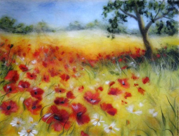 Шерстяная акварель