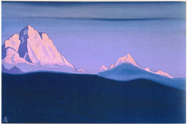 Рерих розовые горы картина