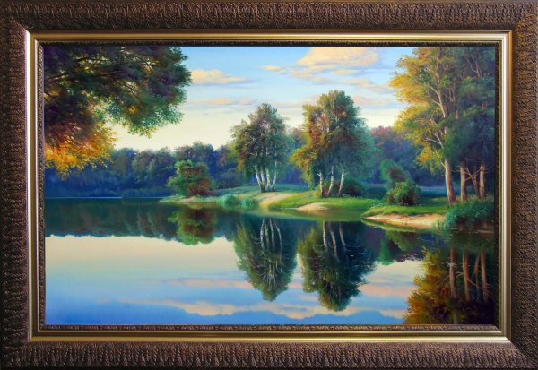 Леднёв художник Александр Алексеевич река