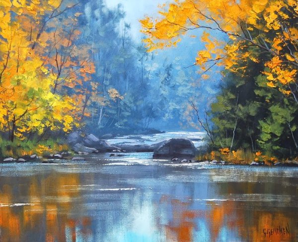 Художник Александр Милюков пейзажи