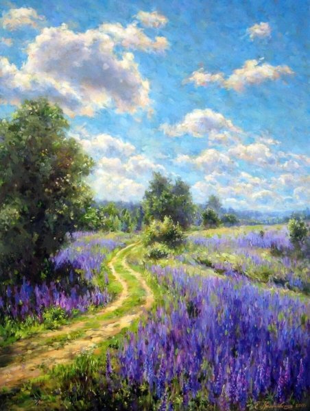 Федоров Владимир художник горы Домбая