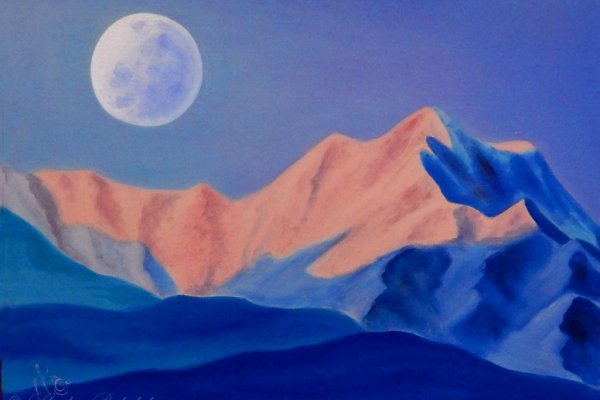 Рерих Николай картины Луна