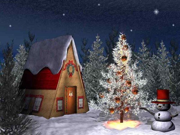 Новогодний пейзаж