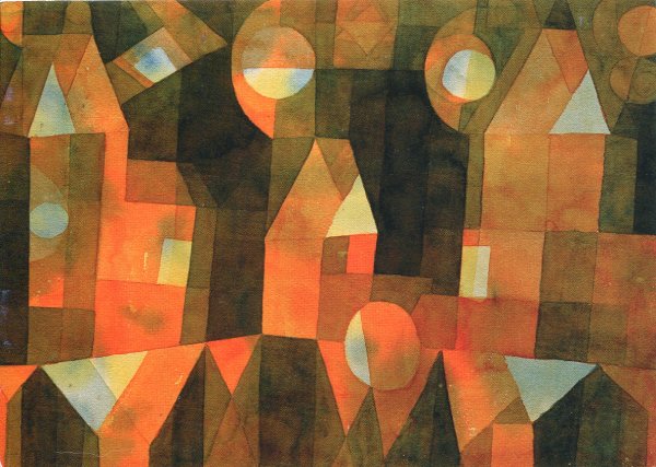 Пауль клее "градации. Красный-зелёный"