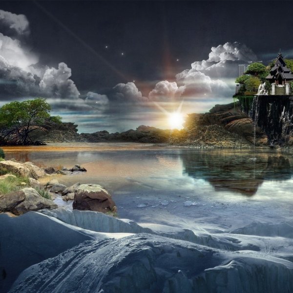 Пляж на другой планете