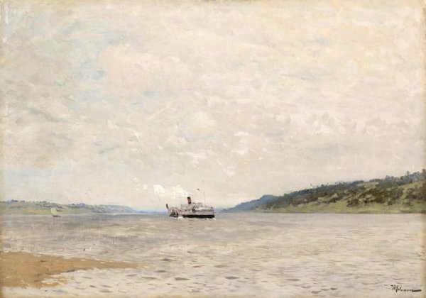 Исаак Ильич Левитан на Волге