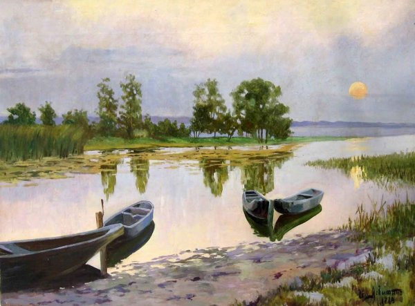 Исаак Левитан пасмурный день