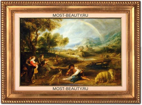 Питер Пауль Рубенс пейзаж с возчиками камней