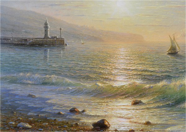 Ласточкино гнездо с моря