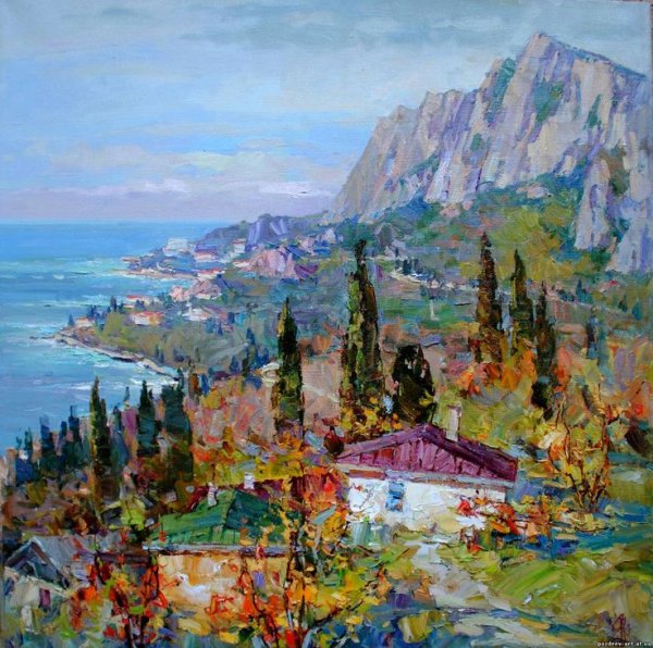 Художник Амбурский Андрей морские пейзажи