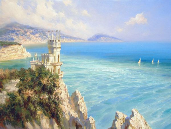 Ласточкино гнездо лето